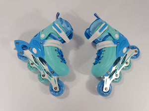 Cockatoo Shadow Line Adjustable 4 Wheel Inline Skates| ABEC-7 Bearing Skating Shoes| Adjustable Strap