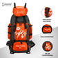 90L Orange Rucksack Trekking Bag