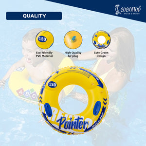 Cockatoo Inflatable PVC Swimming Tube Ring - detail shot