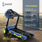 Cockatoo Track Elite |4HP Peak DC Motorized Treadmill for Home| 3 Level Manual Incline