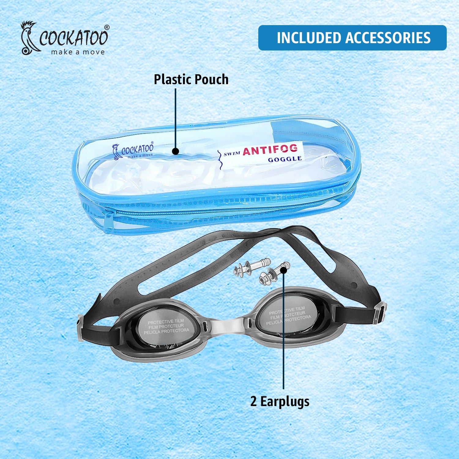 swimming goggles with power india Cockatoo Stylish Sports Goggles | Swimming Goggles for Men & Women