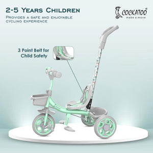 Cockatoo Star Cruise Tricycle With Parental Control - detail shot