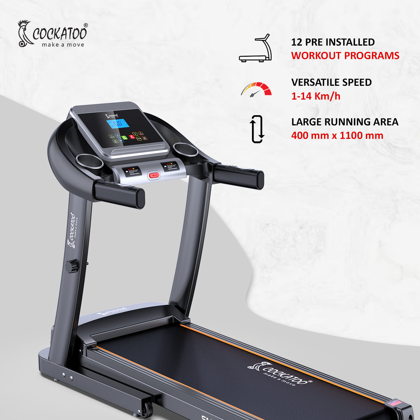 Fitness Treadmill Btm W501 Electric Treadmill Folding Lcd Btm W501