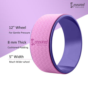 Cockatoo Yoga Wheel l 32 x 13 cms l Ultimate Comfort - detail shot