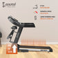 Cockatoo SmartRun A8 6HP Peak Auto Incline Treadmill for Home Foldable with Massager Easy Installation, Noiseless Motor Treadmill with Super Shock Reducing Function, Speed16 Km/Hr, Max Weight130 Kg
