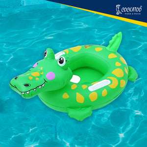 Cockatoo Crocodile Swimming Floats - detail shot