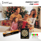 Cockatoo Dual-Sided Magnetic Dartboard | Safe, Non-Pointed Darts for Kids and Adults | Includes 4 Magnetic Darts for Fun