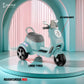 Cockatoo 3E-Cruise Wizard Rechargeable Electric Kids Bike,Kids Scooter Bike for 2-8 Yrs Girls&Boys Powered by 6V & 4.5 AH Battery for 4.5Hr-6Hr Ride with Aux,Bluetooth & Inbuilt Music-Red