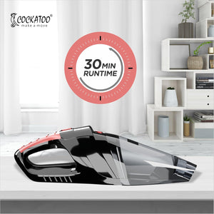 Cockatoo WL-X08 |Cordless Handheld Vacuum Cleaner 2-in-1 for Car & Home| 7000Pa Suction | Wet & Dry | 7500mAh Battery