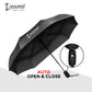 Cockatoo Rain-Guard Automatic Umbrella with 8 Ribs, Material- Polyponee, Umbrella for Women & Men, with Auto Open-Close Button(6 Month Warranty)