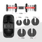 Cockatoo ADB-01 2.5 KG- 24 Kg Adjustable Dumbbell Set, Home Workout Gym Equipment Men and Women, Quick One-Second Adjustment 15-IN-1 Dumbbell Dumbbells Set For Home Gym