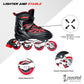 Cockatoo IS1100 Beginners Inline Skates | PVC Wheels Skating Shoes For Kids