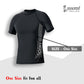 Round Neck Active Wear Men T-Shirt, Black Dri fit T-Shirt for Men, Regular Fit Quick-Dry Sports T-Shirt, Black