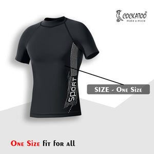 Cockatoo Round Neck Active Wear Men T-Shirt - detail shot