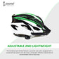 Cockatoo Adjustable Cycling Helmet with Detachable Visor|Adjustable Light Weight Mountain Bike Cycle Helmet with Padding for Kids and Adults|Racing Helmet for Men and Women