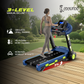 Cockatoo Track Elite |4HP Peak DC Motorized Treadmill for Home| 3 Level Manual Incline