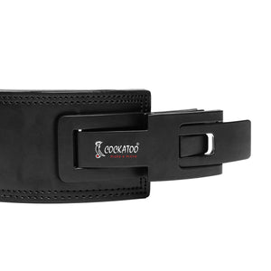 Cockatoo Premium 10mm Lever Weighlifting Belt - 4-inch wide - detail shot