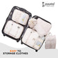 Cockatoo Jet-Set 7 Pc Travel Storage Bag,Travel Organizer Bags for Luggage, Material: Twill Cloth(6 Month Warranty)