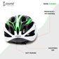 Cockatoo Adjustable Cycling Helmet with Detachable Visor|Adjustable Light Weight Mountain Bike Cycle Helmet with Padding for Kids and Adults|Racing Helmet for Men and Women