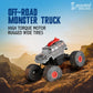 Cockatoo-Kids Trailblazer | 2WD Rechargeable Remote Control Car with Remote| Monster Truck Toy | 1200mAh Battery, Nitro Boost, Shock Absorber, BT Speaker, Fast USB Charge