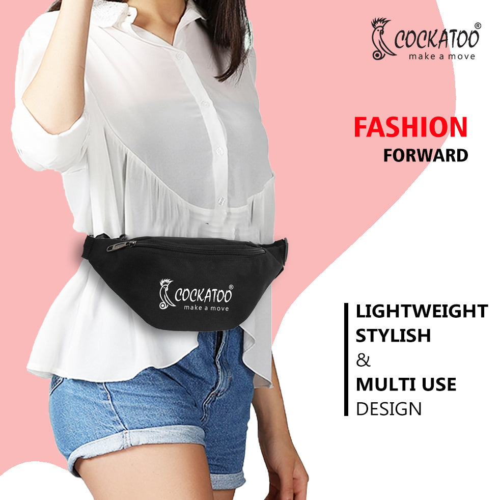 Cockatoo Waist Bag for Men & Women, Fanny Pack for Women (Buy 1 Get 1 Free)