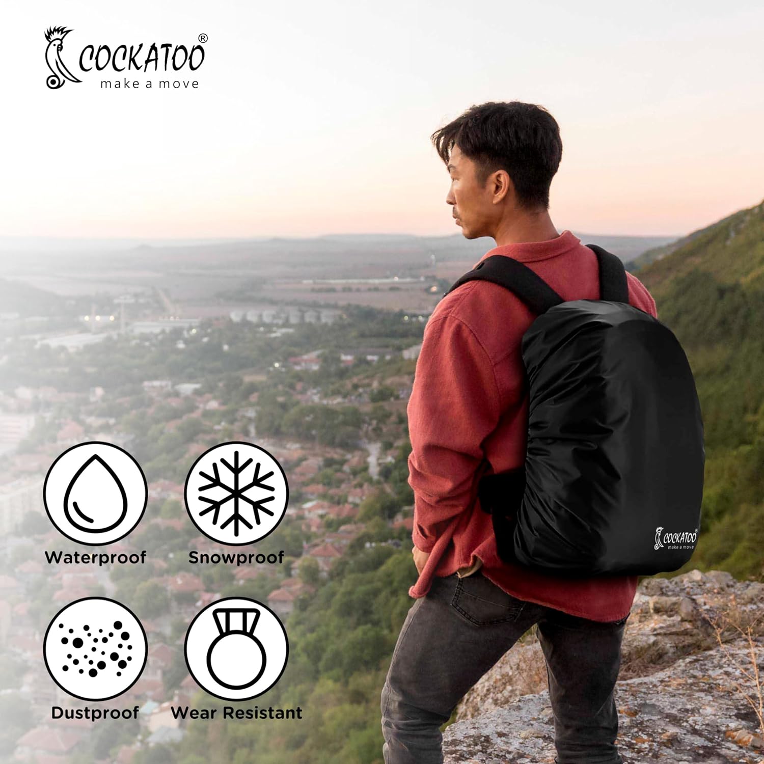 Gore tex backpack cover shop