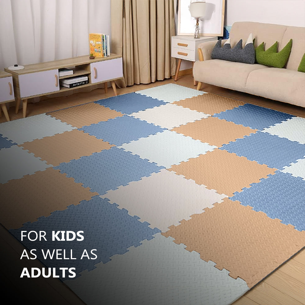 Cockatoo Interlocking Mat 8-Piece|EVA Foam, Anti-Slip, Shockproof, Was