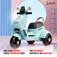 Cockatoo 3E-Cruise Wizard Rechargeable Electric Kids Bike,Kids Scooter Bike for 2-8 Yrs Girls&Boys Powered by 6V & 4.5 AH Battery for 4.5Hr-6Hr Ride with Aux,Bluetooth & Inbuilt Music-Red