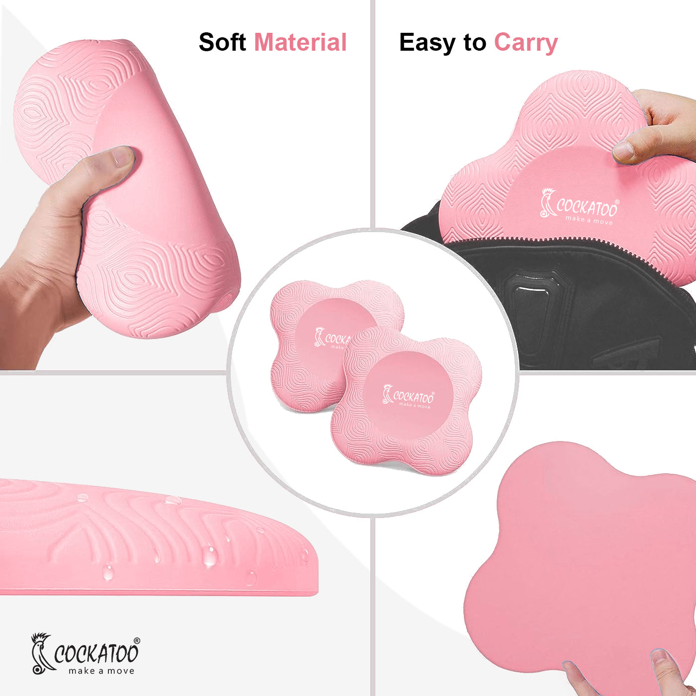 "Cockatoo 20MM Knee & Elbow Cushion Pad: Premium Support and Comfort for Your Workouts