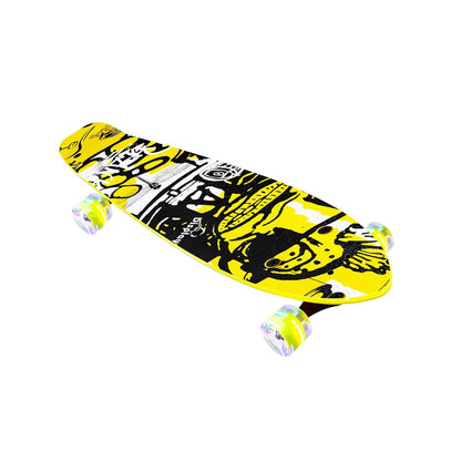 Cockatoo 22 inch Skateboard | LED Light Wheel | Anti-Skid with ABEC-7 High Precision Bearings