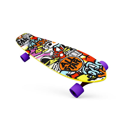 Cockatoo 22 Inch PVC Skateboard | Anti-Skid Penny Skateboard with 608Z Bearings
