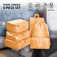 Cockatoo Trek-Trove 6 Pc Travel Storage Bag, Travel Organizer Bags for Luggage, Material: Silk Cotton(6 Month Warranty)