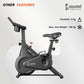 Cockatoo Ride-X5 Kg Fly Wheel Spin Bike | Adjustable Resistance for Home Workout | Max Weight Capacity: 100 kg