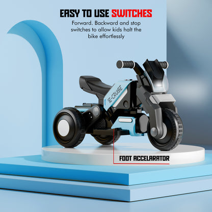 Cockatoo 1E-Cruise Rechargeable Electric Kids Bike | For 2 to 5 Years | 6V & 4.5 AH Battery
