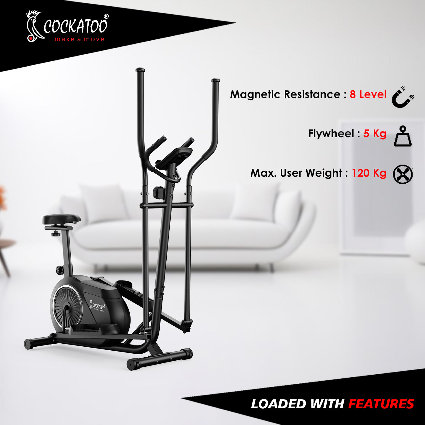 Elliptical Machine 3635 Dual Trainer Body Champ Cardio Dual