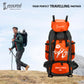 90L Orange Rucksack Trekking Bag