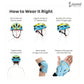 Cockatoo Protective Gear Set 1.0 | Helmet,Knee,Elbow,Wrist Guard | Safety Kit for Skateboarding