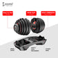 Cockatoo ADB-01 2.5 KG- 24 Kg Adjustable Dumbbell Set, Home Workout Gym Equipment Men and Women, Quick One-Second Adjustment 15-IN-1 Dumbbell Dumbbells Set For Home Gym