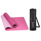 Premium 6 MM TPE Non Slip, Unrolls Flat Always Yoga Mat