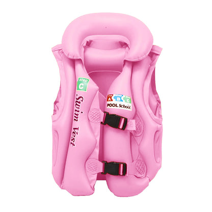 Swimming Life Jackets, Swimming Pool Life Jackets For Kids & Adults, Pink, Size:50 Cm