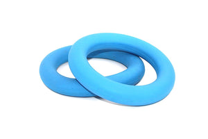 Cockatoo Tennikoit Ring Sponge Filled 2 Pcs 6.5 Inches Diameter Playing Tennikoit Ring, Tennis Ring, Rubber Frisbee 2 Pcs