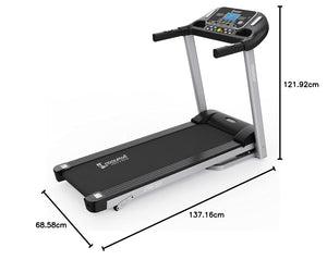 Cockatoo CTM-101 Manual Incline 2.5-5 HP Peak| DC Motorized Treadmill | DIY Installation