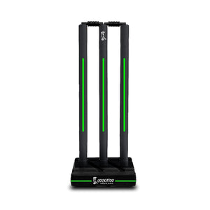 Green Premium Cricket Wicket Set for Boys, Complete wicket set for kids