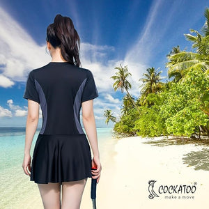 Swimming Costume, Swimwear, Gym wear for women workout set, Activewear women sports and fitness wear, black