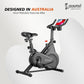 Cockatoo Ride-X5 Kg Fly Wheel Spin Bike | Adjustable Resistance for Home Workout | Max Weight Capacity: 100 kg