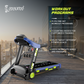 Cockatoo Track Elite |4HP Peak DC Motorized Treadmill for Home| 3 Level Manual Incline