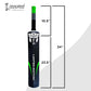 Cockatoo Destructor Bat l Power Series l Academy Size (34" X 4.5") l Classic Black l Precision Striking l Heavy Duty Plastic Cricket Bat l for Ages 15 and Above l Men, Women & Children