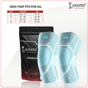 Cockatoo Knee Compression Support - detail shot