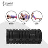 Cockatoo ECO High-Density Round Foam Roller for Exercise, Foam Roller for Tissue Massager, Muscle Massage and Myofascial Trigger Point Release, Length 33CM (6 Month Warranty) (Black-Green)