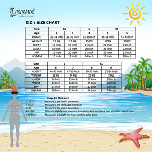 Cockatoo AD16 Swimming Costume For Kids Girl | One Piece Swimsuit For Girls